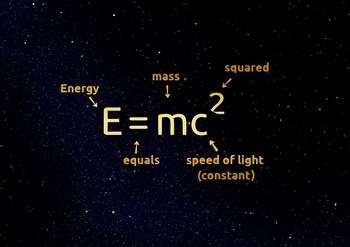 E=mc2 : Kütle-enerji eşdeğerliliği