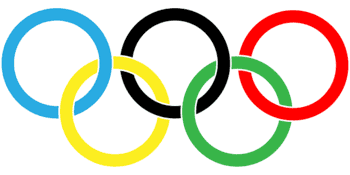5 kıtayı temsil eden "Olimpiyat Bayrağı"